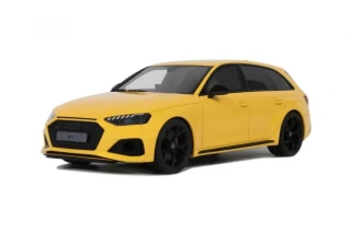 AUDI RS 4 25TH ANNIVERSARY YELLOW 2024 GT Spirit 1:18 Resinemodell (Türen, Motorhaube... nicht zu öffnen!)